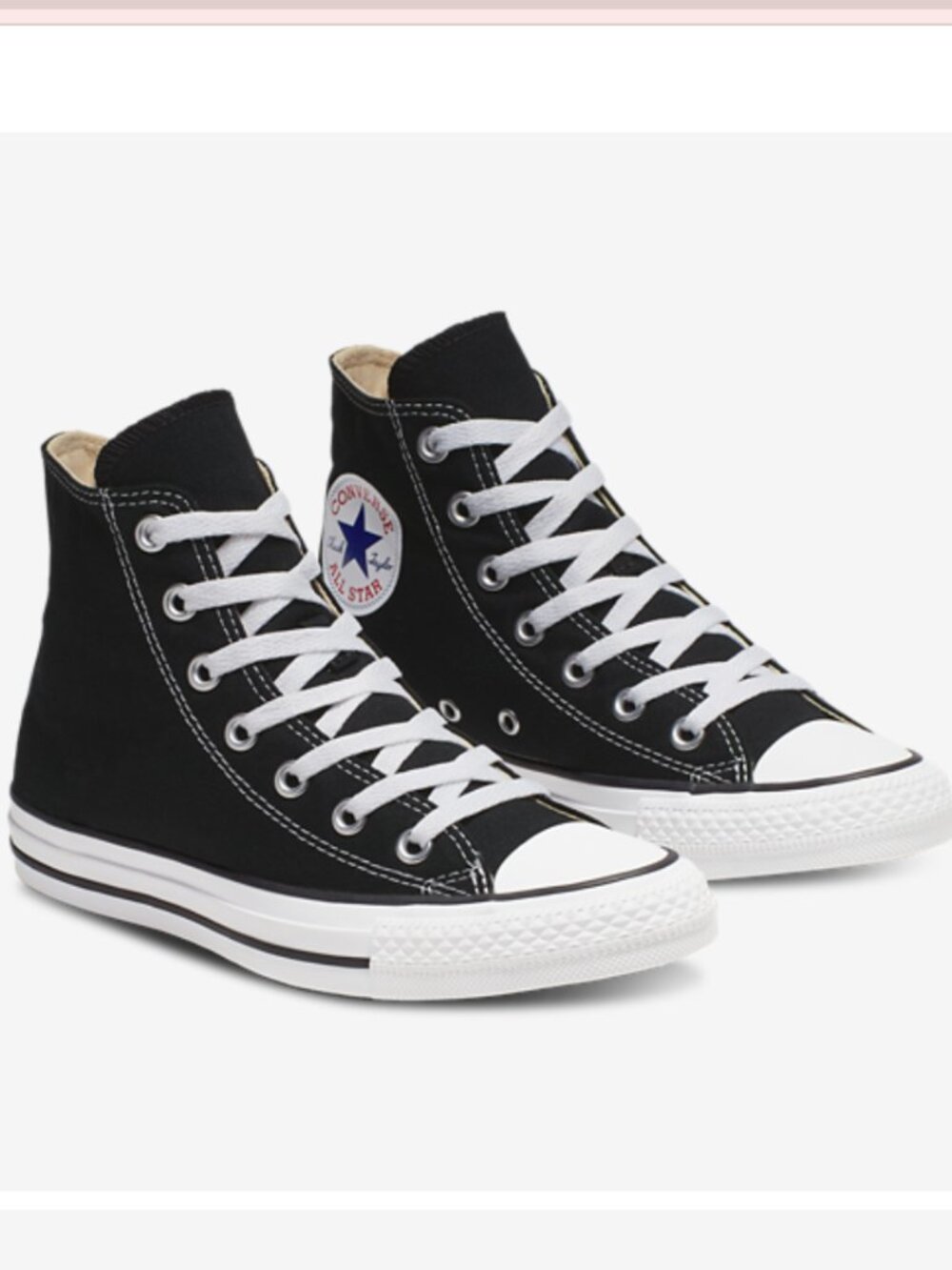 CONVERSE All Star HI - Black Canvas - M7/W9/EU10